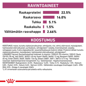 Royal Canin Veterinary Diets Vital Early Renal koiran kuivaruoka