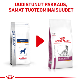 Royal Canin Veterinary Diets Renal Select koiran kuivaruoka