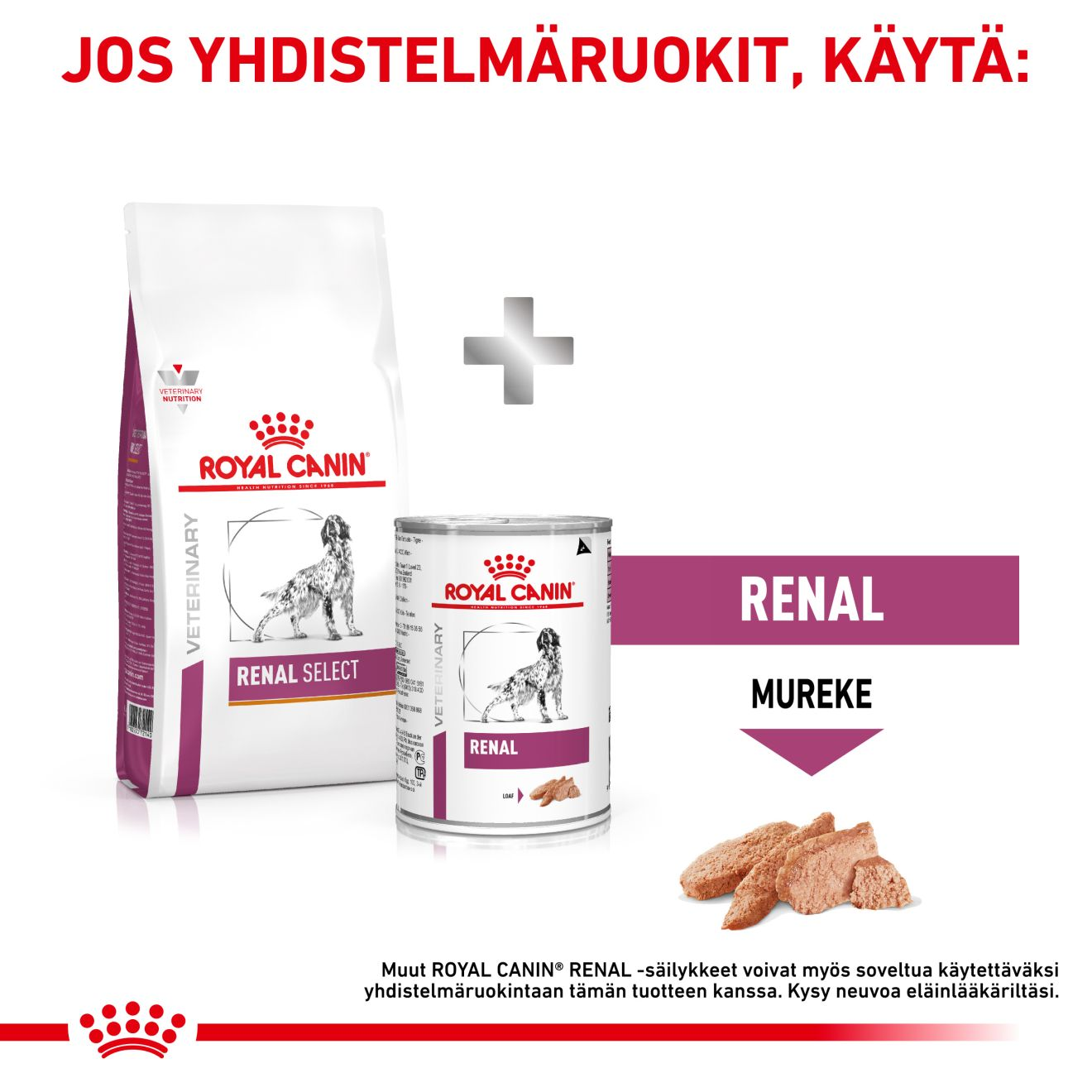 Royal Canin Veterinary Diets Renal Select koiran kuivaruoka