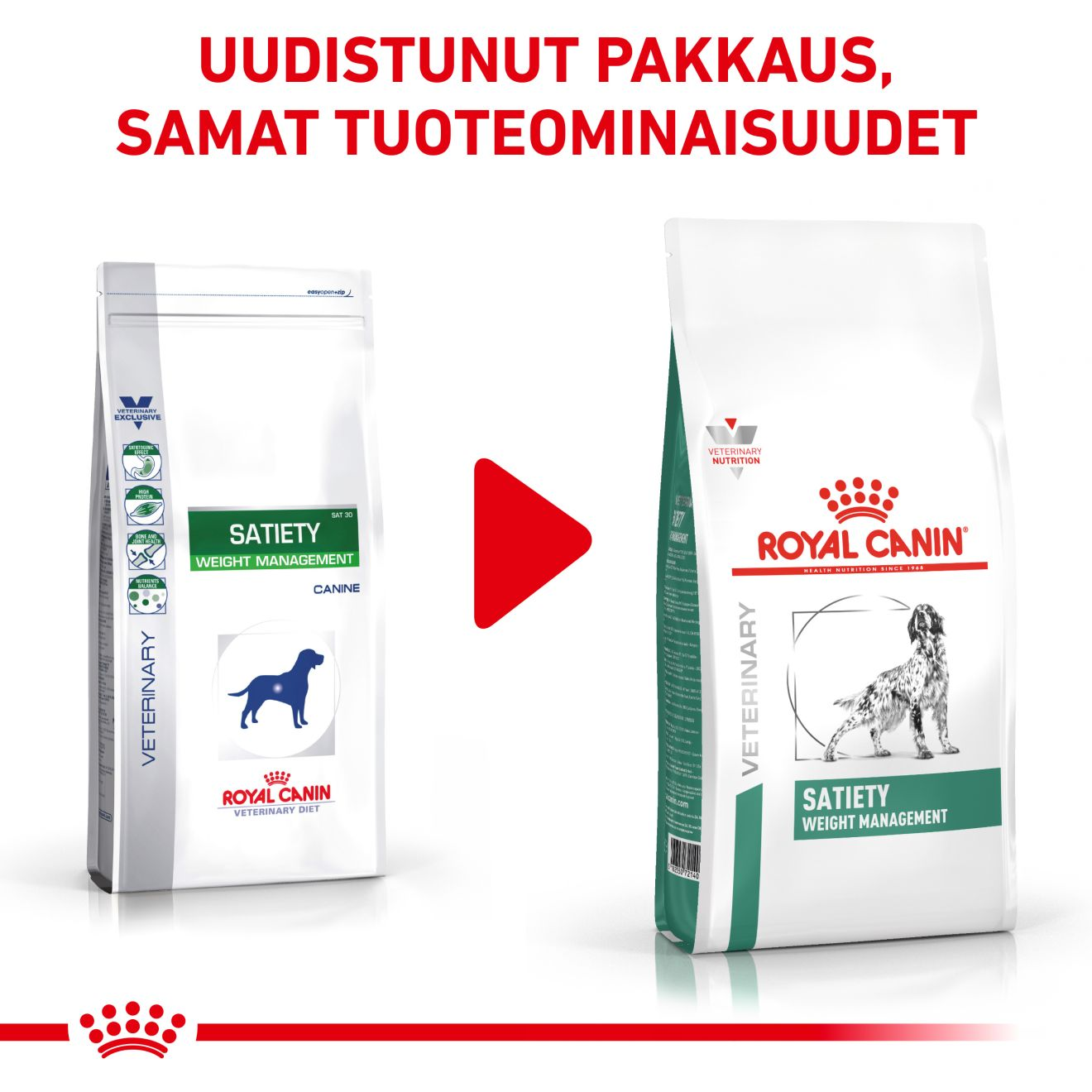 Royal Canin Veterinary Diets Weight Management Satiety koiran kuivaruoka