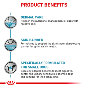 Royal Canin Veterinary Diets Derma Skin Care Small Dog koiran kuivaruoka