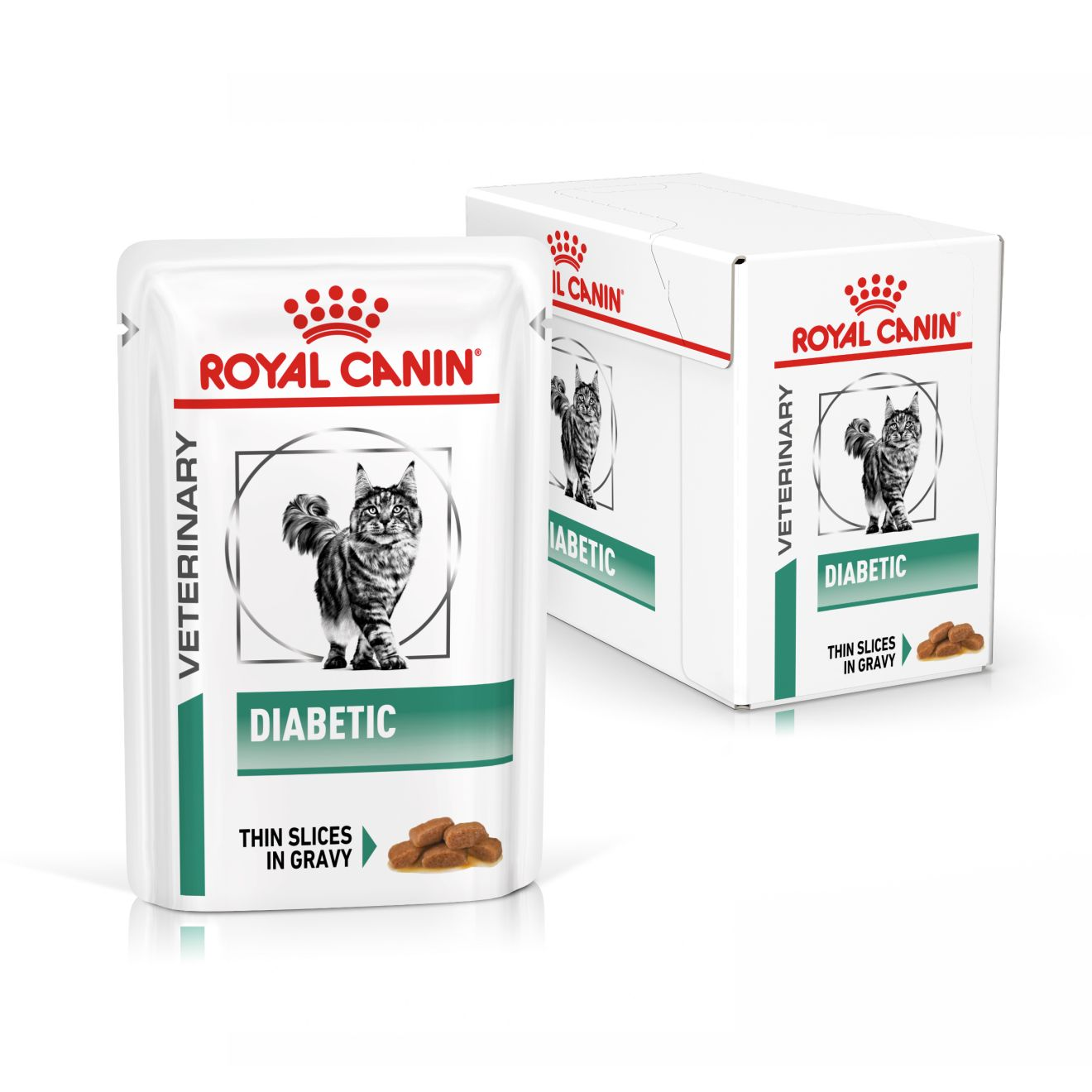 Royal Canin Veterinary Diets Weight Management Diabetic Slices In Gravy Pouch 12x85g kissan märkäruoka