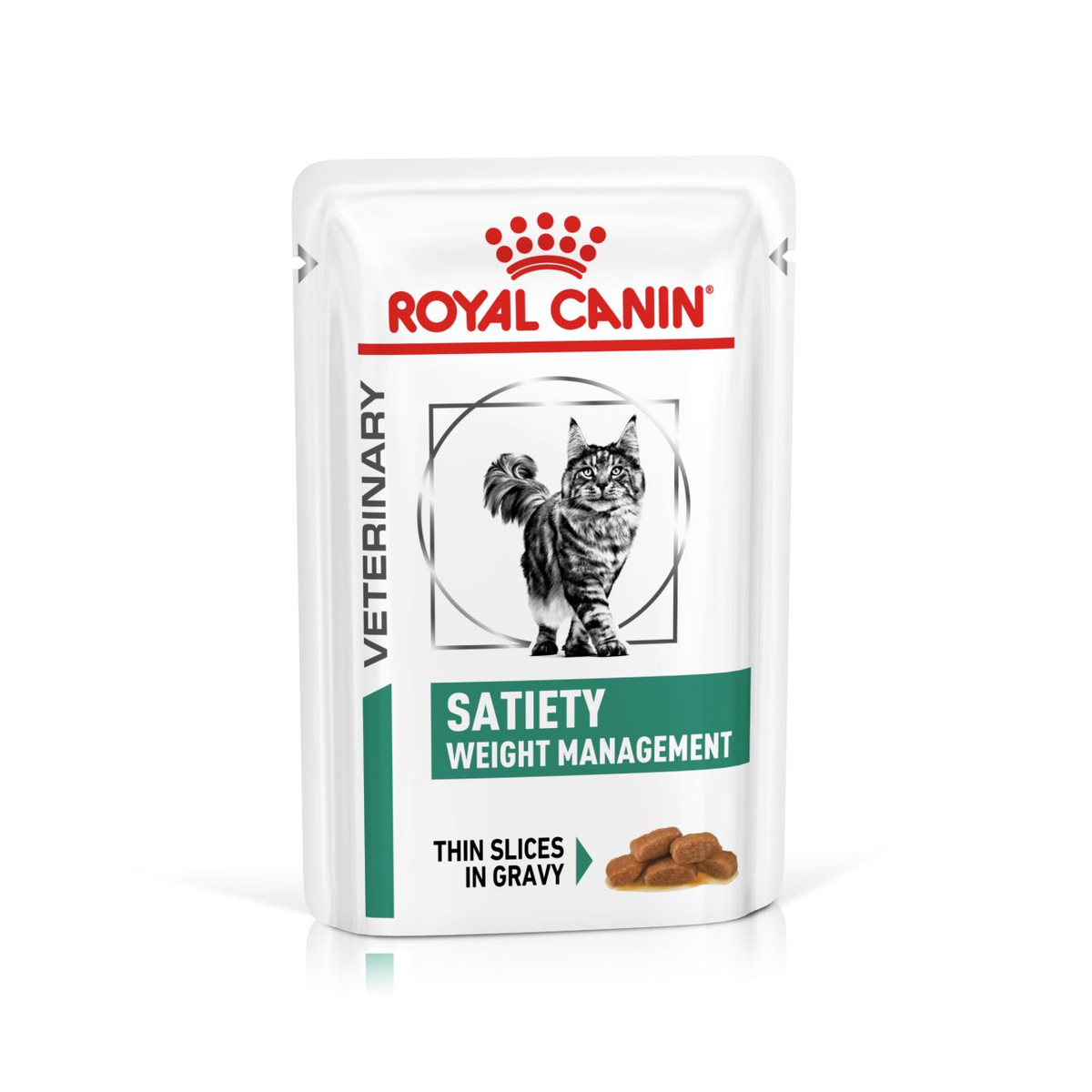 Royal Canin Veterinary Diets Weight Management Satiety Thin Slices In Gravy Pouch 12x85g kissan märkäruoka