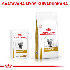 Royal Canin Veterinary Diets Urinary S/O Morcels in Gravy Pouch 12x85g kissan märkäruoka