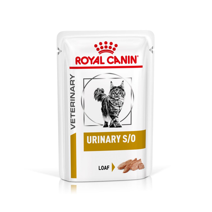 Royal Canin Veterinary Diets Urinary S/O Loaf Pouch 12x85g kissan märkäruoka