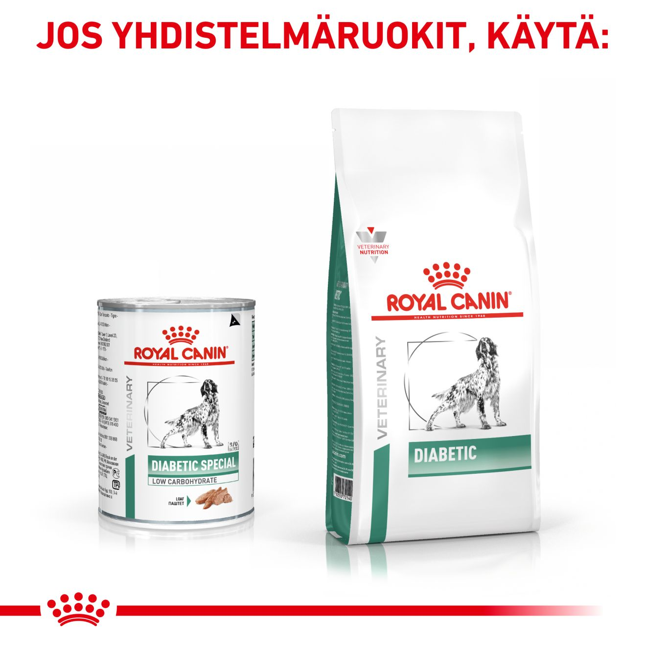 Royal Canin Veterinary Diets Weight Management Diabetic Special Low Carbohydr. Loaf Can 410g koiran märkäruoka