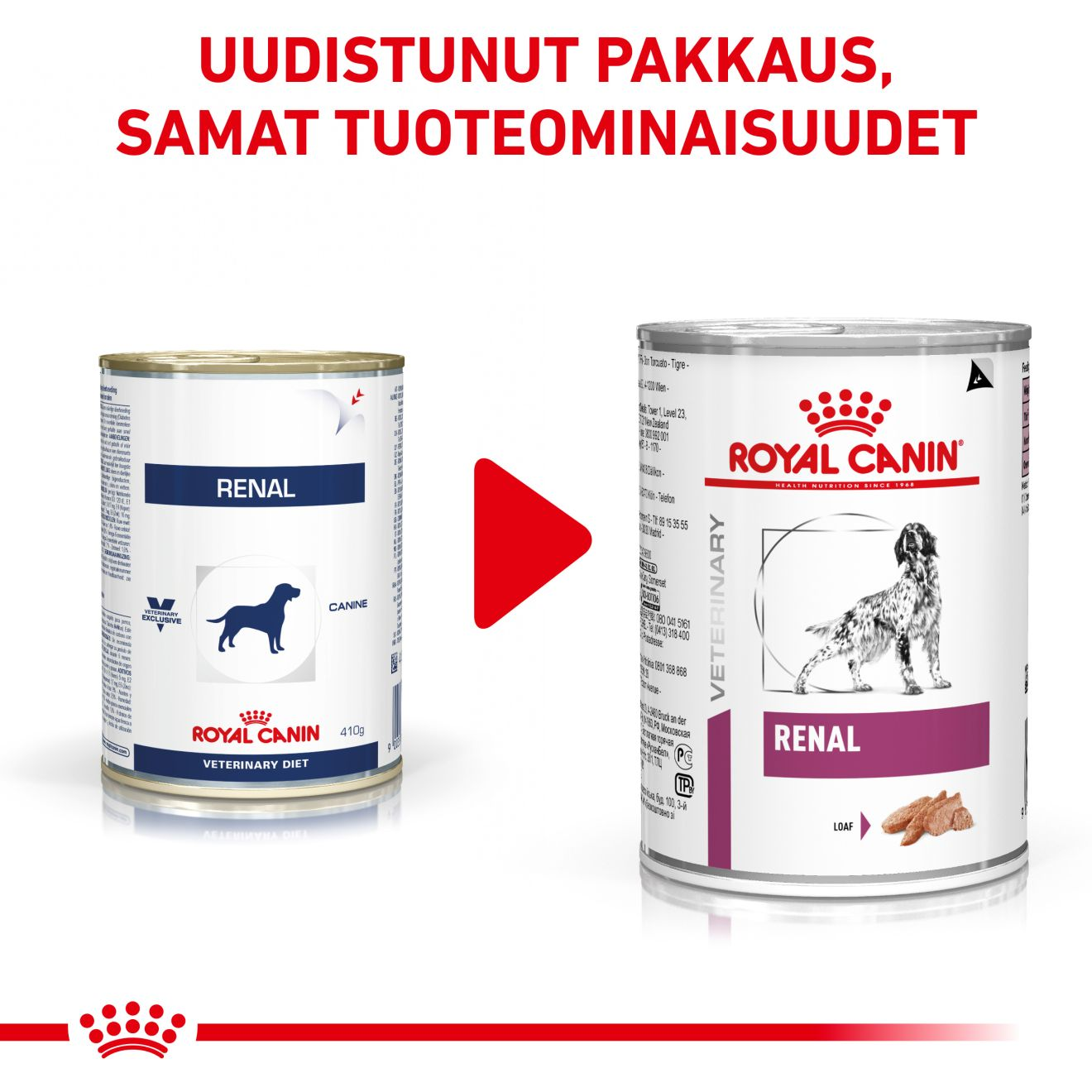 Royal Canin Veterinary Diets Renal koiran märkäruoka