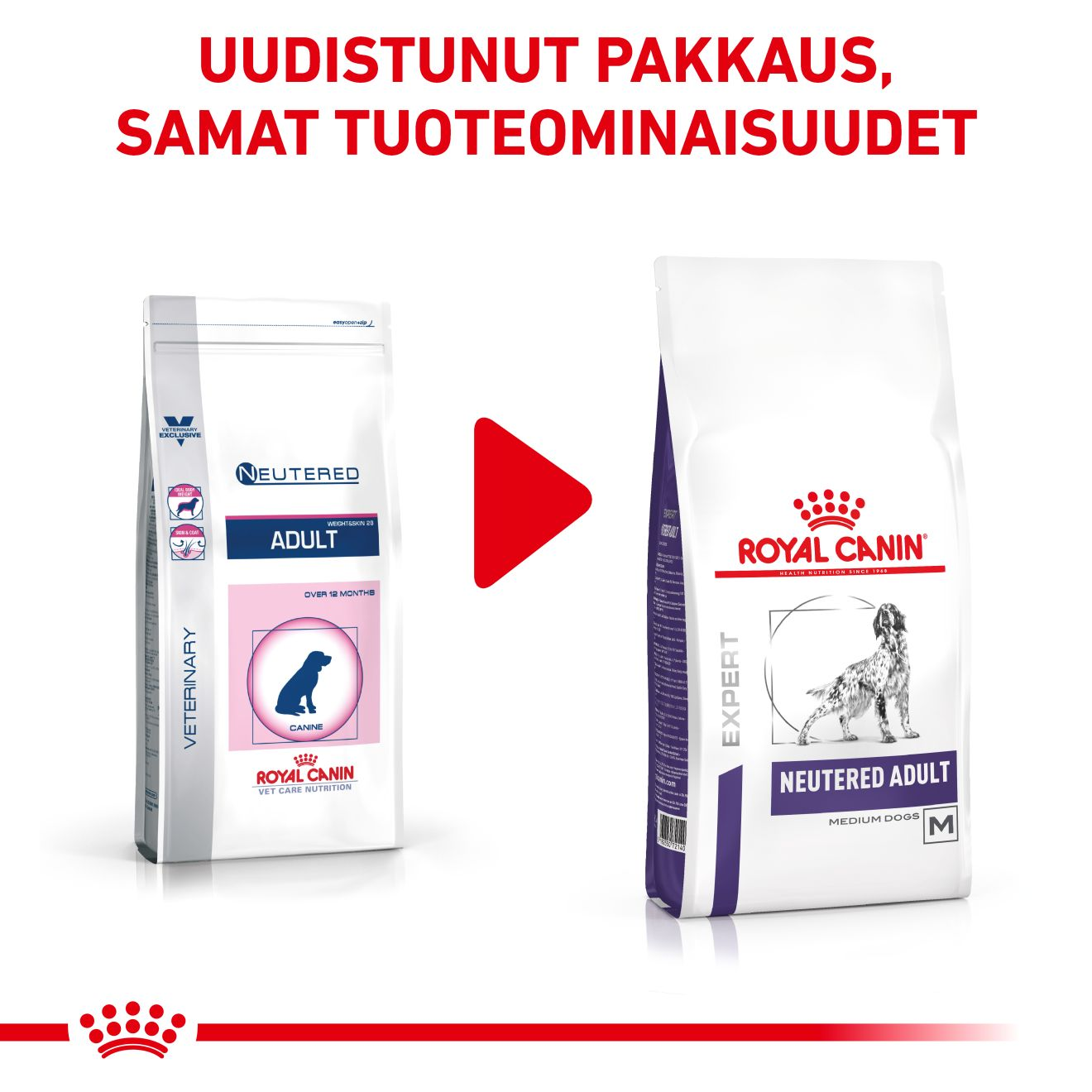 Royal Canin Veterinary Diets Health Management Neutered Adult koiran kuivaruoka