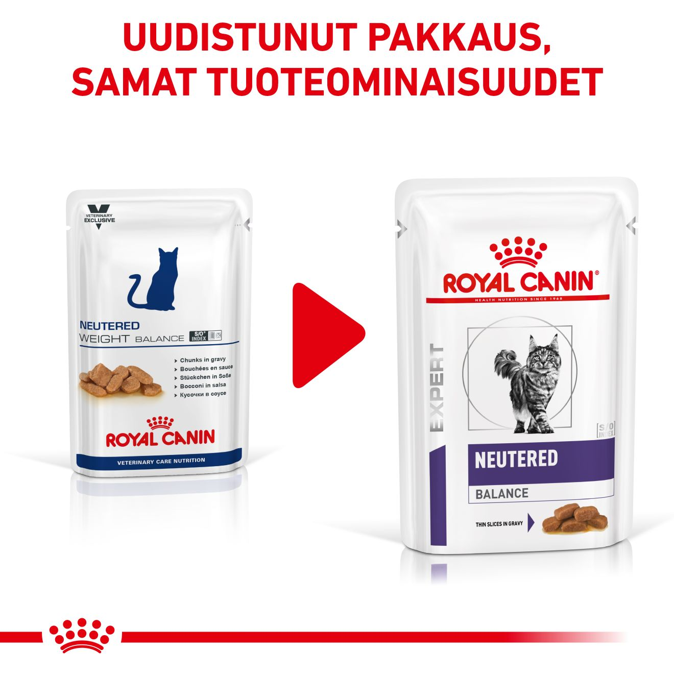 Royal Canin Veterinary Diets Health Management Neutered Balance kissan märkäruoka