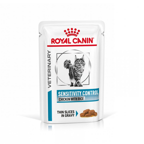 Royal Canin Veterinary Diets Derma Sensitivity Control Chicken Pouch 12x85g kissan märkäruoka