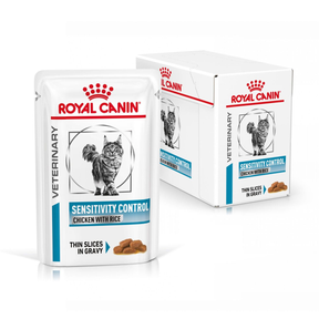 Royal Canin Veterinary Diets Derma Sensitivity Control Chicken Pouch 12x85g kissan märkäruoka