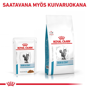 Royal Canin Veterinary Diets Derma Skin & Coat Pouch 12x85g kissan märkäruoka