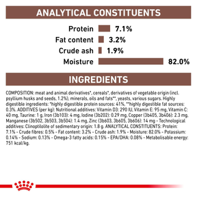 Royal Canin Veterinary Diets Gastrointestinal Fibre Response Morcels in Gravy Pouch 12x85g kissan märkäruoka