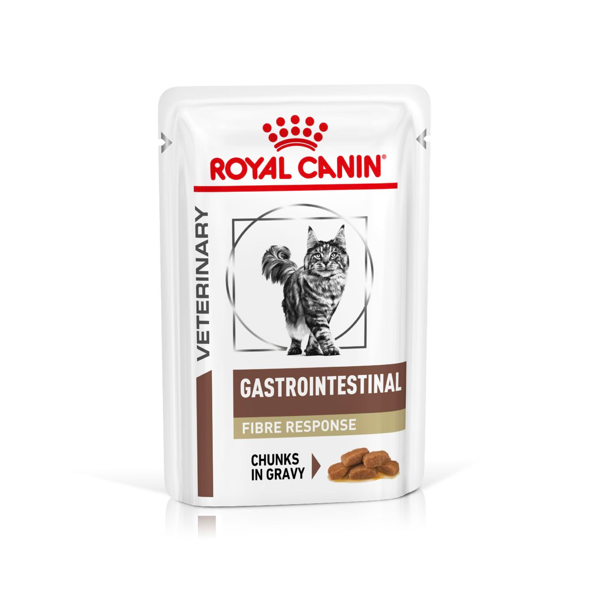 Royal Canin Veterinary Diets Gastrointestinal Fibre Response Morcels in Gravy Pouch 12x85g kissan märkäruoka