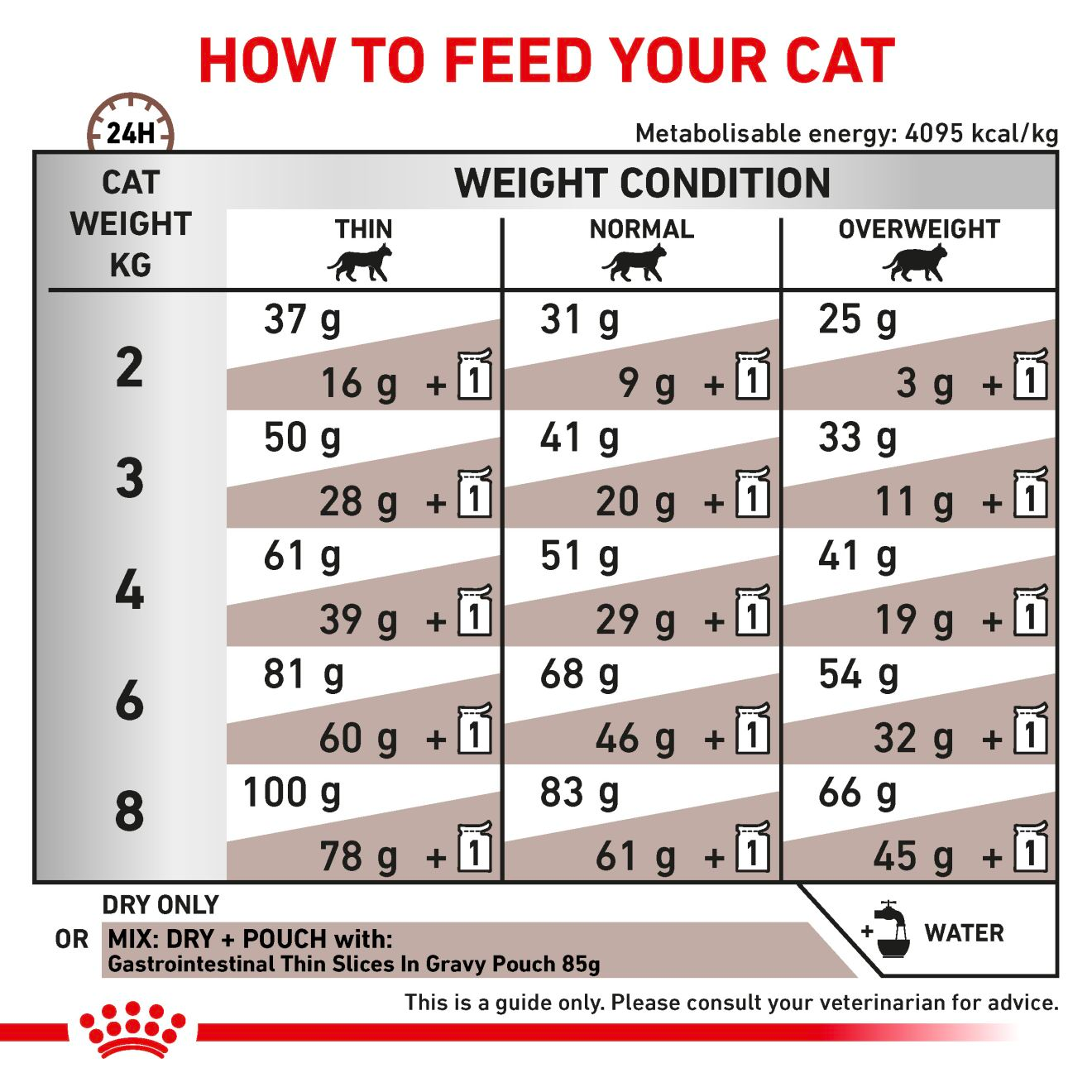 Royal Canin Veterinary Diets Gastrointestinal kissan kuivaruoka