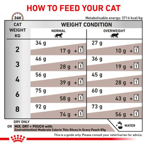 Royal Canin Veterinary Diets Gastrointestinal Moderate Calorie kissan kuivaruoka