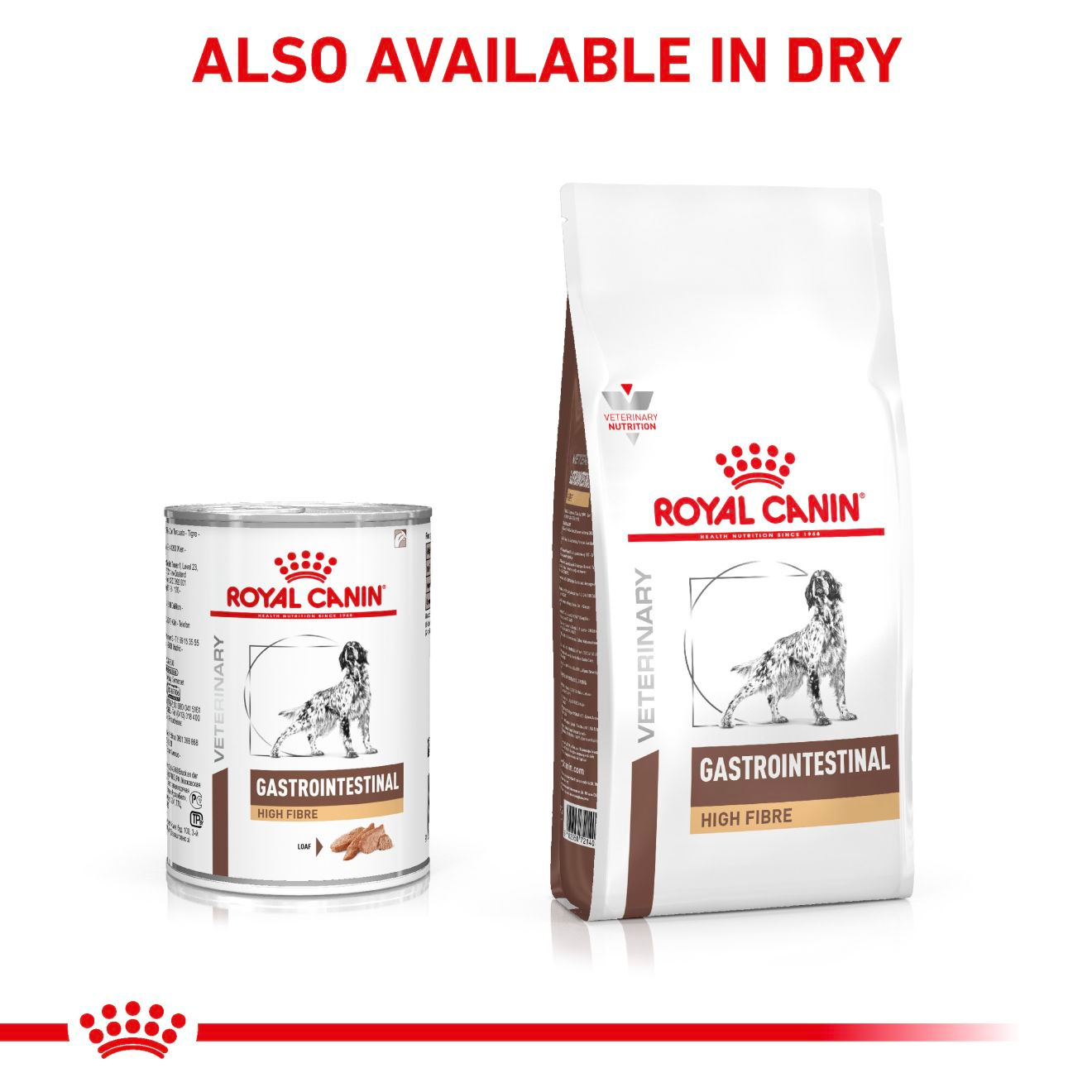 Royal Canin Veterinary Diets Gastrointestinal High Fibre Loaf Can koiran märkäruoka