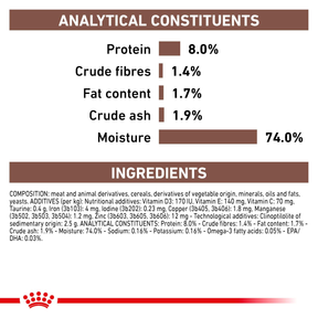 Royal Canin Veterinary Diets Gastrointestinal Low Fat Loaf Can koiran märkäruoka