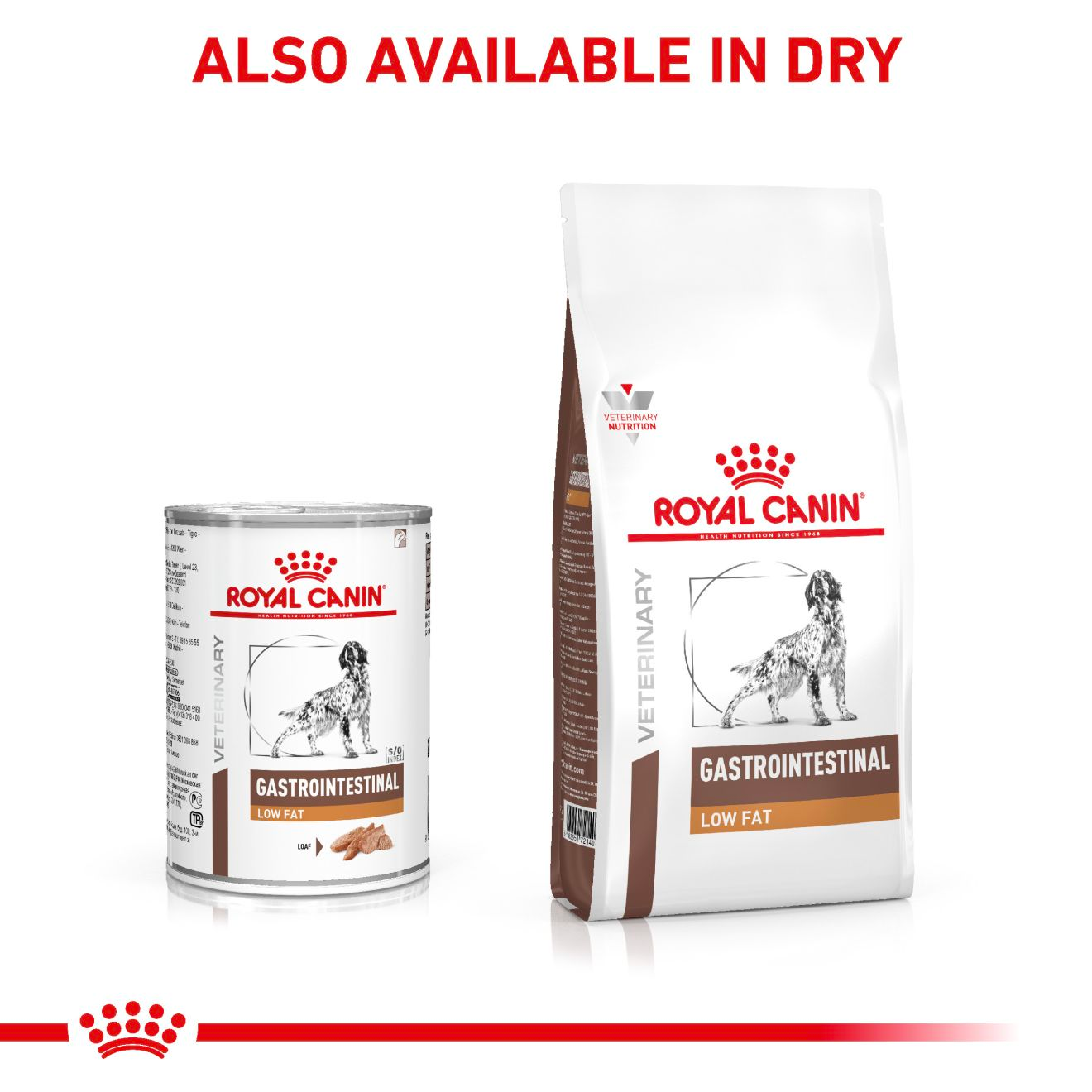 Royal Canin Veterinary Diets Gastrointestinal Low Fat Loaf Can koiran märkäruoka