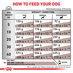 Royal Canin Veterinary Diets Gastrointestinal Low Fat koiran kuivaruoka