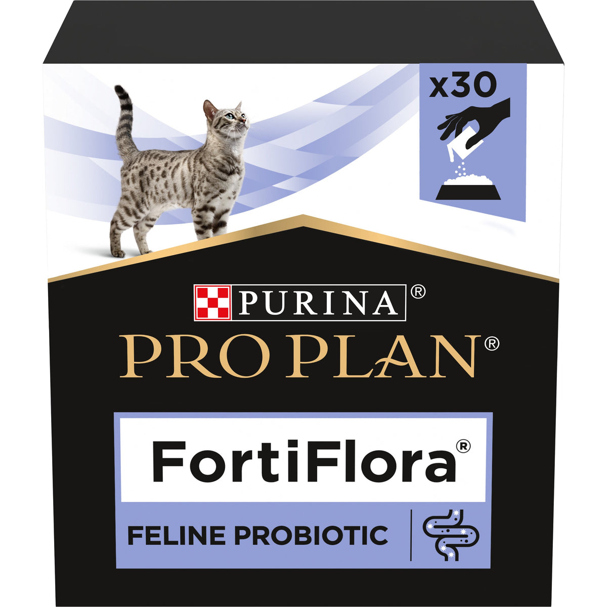 PURINA® PRO PLAN® Veterinary Diets - Fortiflora® maitohappobakteerivalmiste kissoille.
