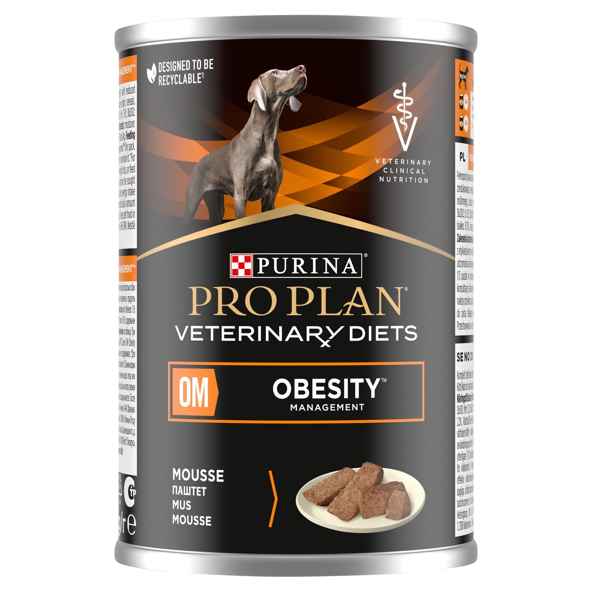 PURINA® PRO PLAN® Veterinary Diets OM Obesity Management Märkäruoka.