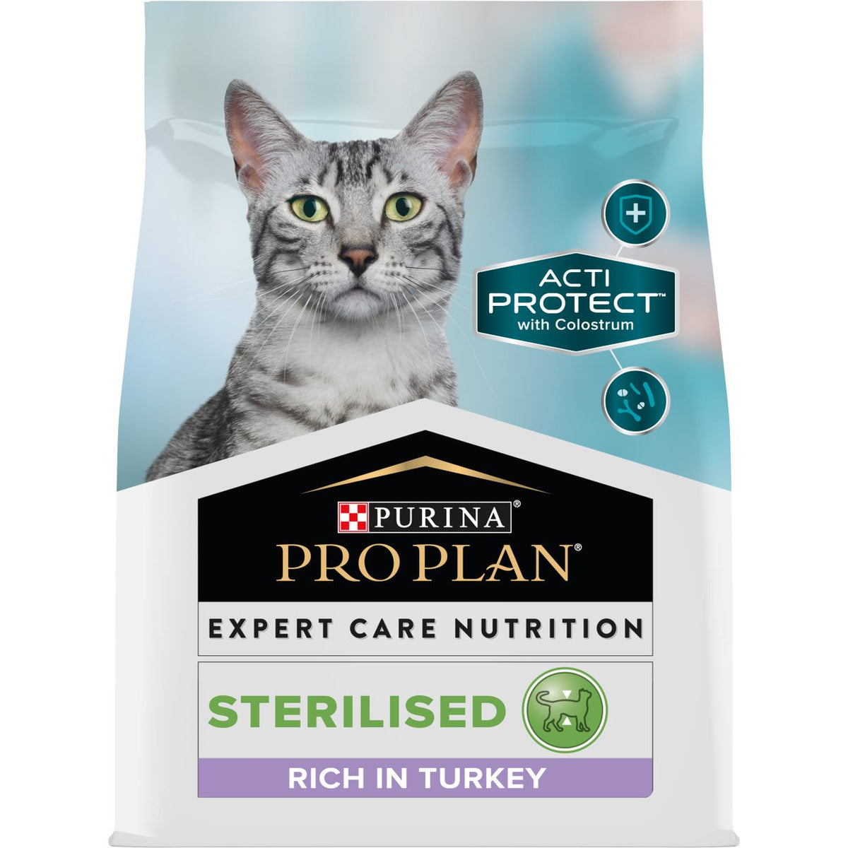 PURINA® PRO PLAN® Expert Care Nutrition - Acti-Protect™ Adult Sterilised Turkey kissanruoka.