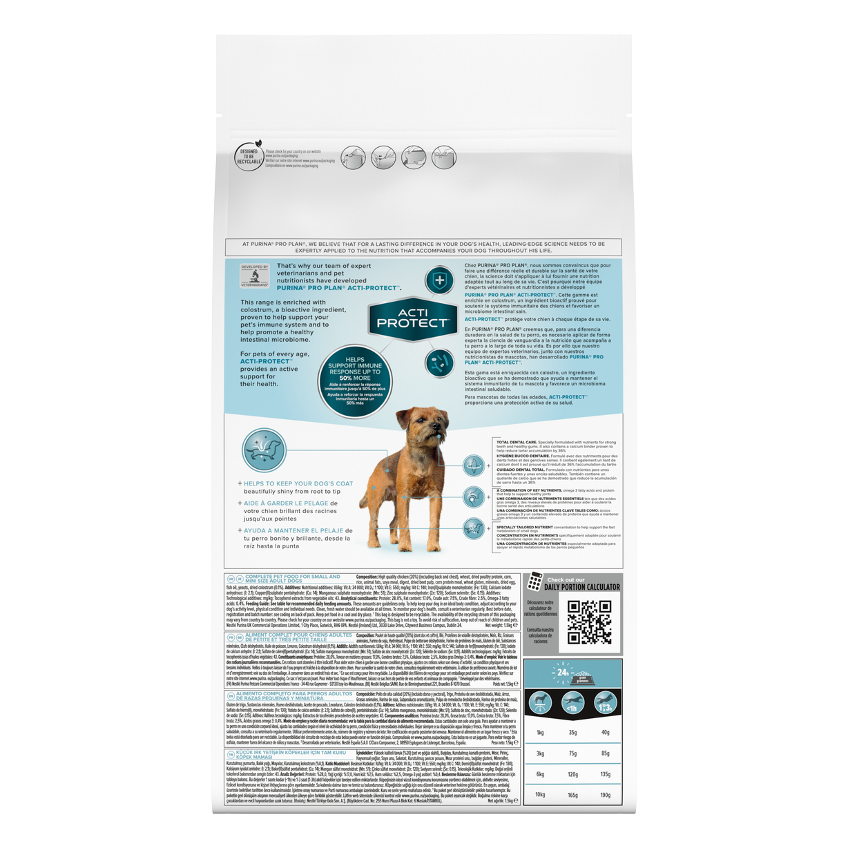 PURINA® PRO PLAN® Expert Care Nutrition - Acti-Protect™ Adult Small&Mini.