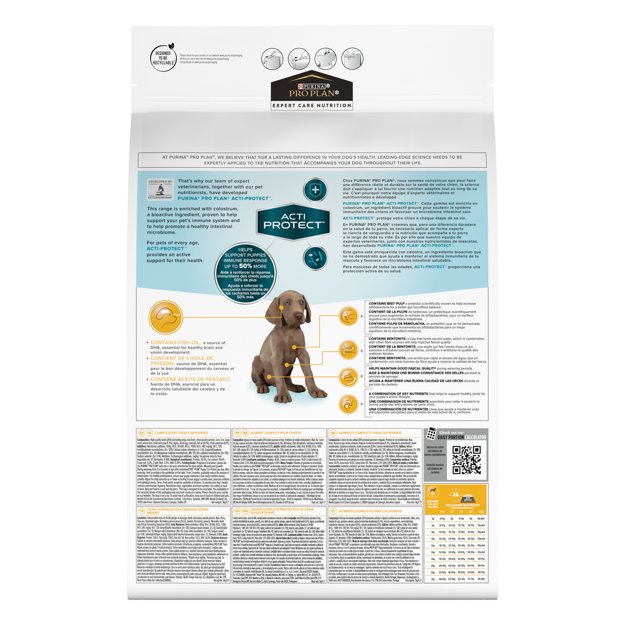 PURINA® PRO PLAN® Expert Care Nutrition - Acti-Protect™ Puppy.